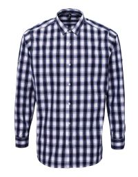 Herren Karohemd schwarz weiß