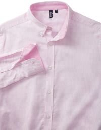 Hemd pink-weiß gestreift