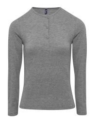 Langarmshirt Damen Grau