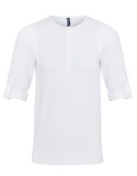 Henley Langarmshirt Herren