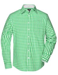 Karo Hemd grün-weiß