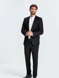 Herren Blazer Basic Slim Fit