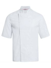 Kurzarm Kochhjacke Weiß