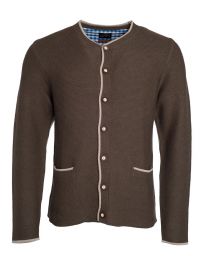 Trachten Strickjacke Braun