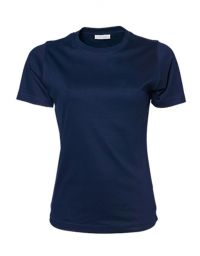 T-Shirt Rundhals Damen Blau