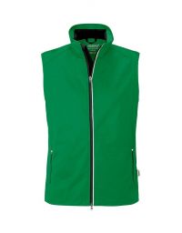 Herren Softshell Weste Grün