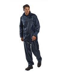Arbeits Regenjacke Schwarz
