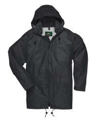 Arbeits Regenjacke Schwarz