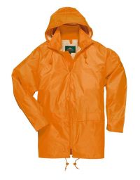 Arbeits Regenjacke Orange