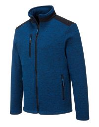 Arbeits Fleecejacke Herren Blau