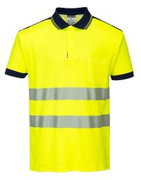 Warnschutz Poloshirt Herren