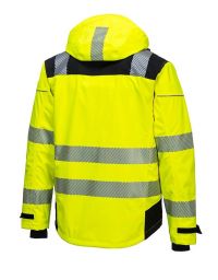 Atmungsaktive Regenjacke gelb