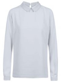 Langarm Schlupfbluse Grau