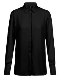 Chiffon Bluse Schwarz