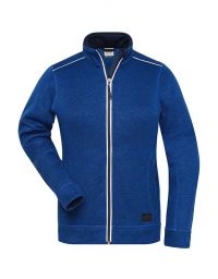 Blaue Fleece Jacke Damen