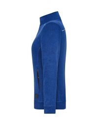 Blaue Fleece Jacke Damen