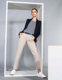 Daniel Hechter Damen Chino Hose Beige