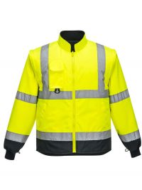 Warnschutz 7-in-1 Kontrast Verkehrsjacke