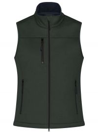 Softshell Weste Damen Dunkelgrau