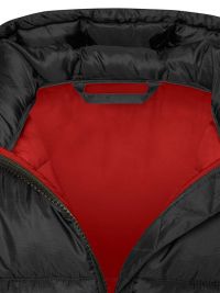 Winterjacke Herren in schwarz-rot