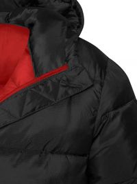 Winterjacke Herren in schwarz-rot