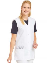 Weiße Kasack Schürze