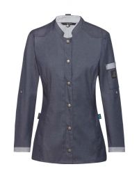 Whitney Damen Kochjacke im Bikerstyle