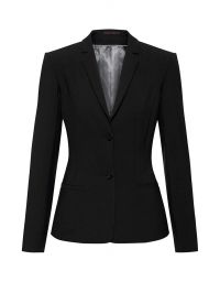 Business Blazer in Schwarzit in Schwarz