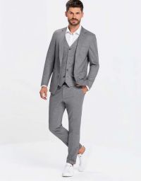 Elegante Jersey Hose Herren