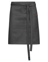 Moderne Bistroschürze im Jeans-Look