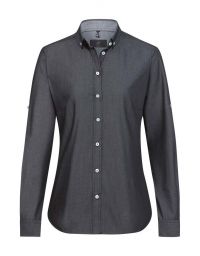 Damen-Bluse Denimoptik