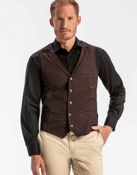 Herren Serviceweste Braun