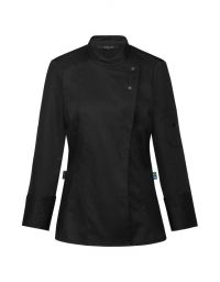 Kochjacke modern Damen in Schwarz