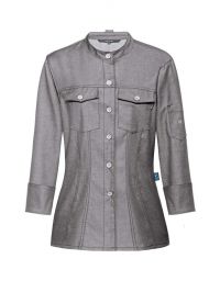 Damen Denim Kochjacke