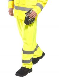 Warnschutz Regenhose Gelb