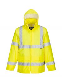 Warnschutz Regenjacke Gelb