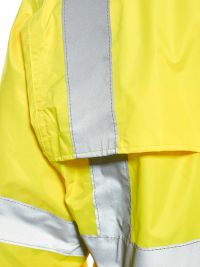 Warnschutz Regenjacke Gelb