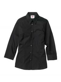 Damenbluse 3/4-Arm Schwarz