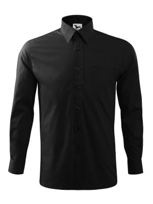 Schwarzes Baumwollhemd
