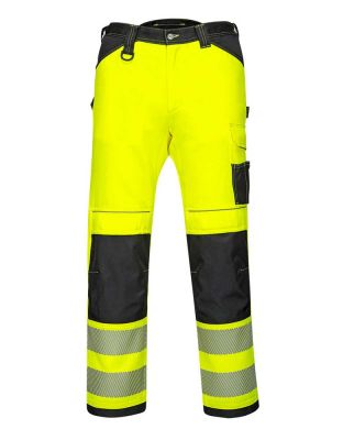 Warnschutz Arbeitshose Gelb