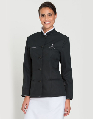 Servicejacke Damen Schwarz