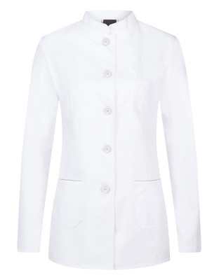 Kellnerin Jacke Weiß