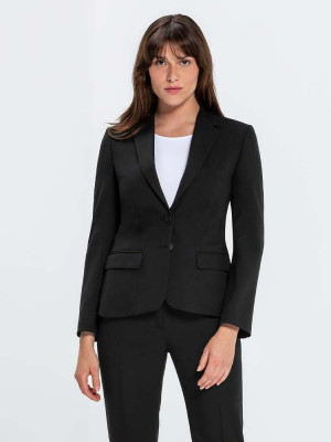 Schwarzer Damenblazer