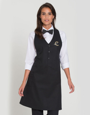 Latzschürzen Schwarz Weste