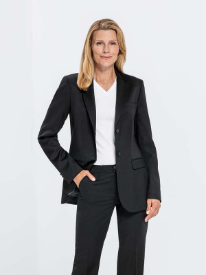 Damen Longblazer Schwarz