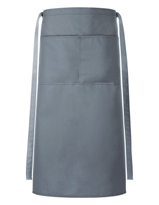 Graue Bistro Schürze Taschen