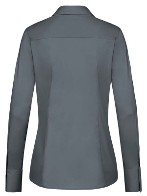 Damenbluse Langarm Grau