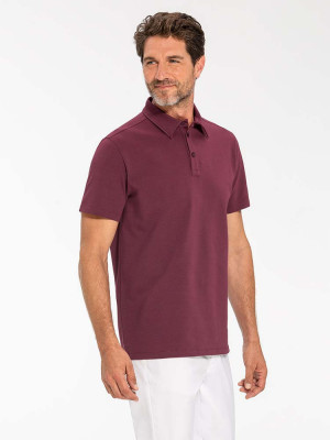 Herren Poloshirt Weinrot