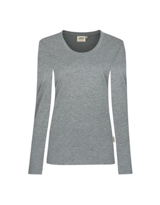 Damen Longsleeve Grau