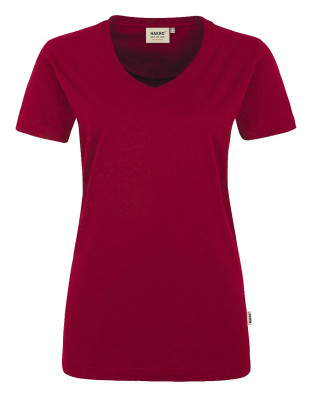 T-Shirt Damen Weinrot
